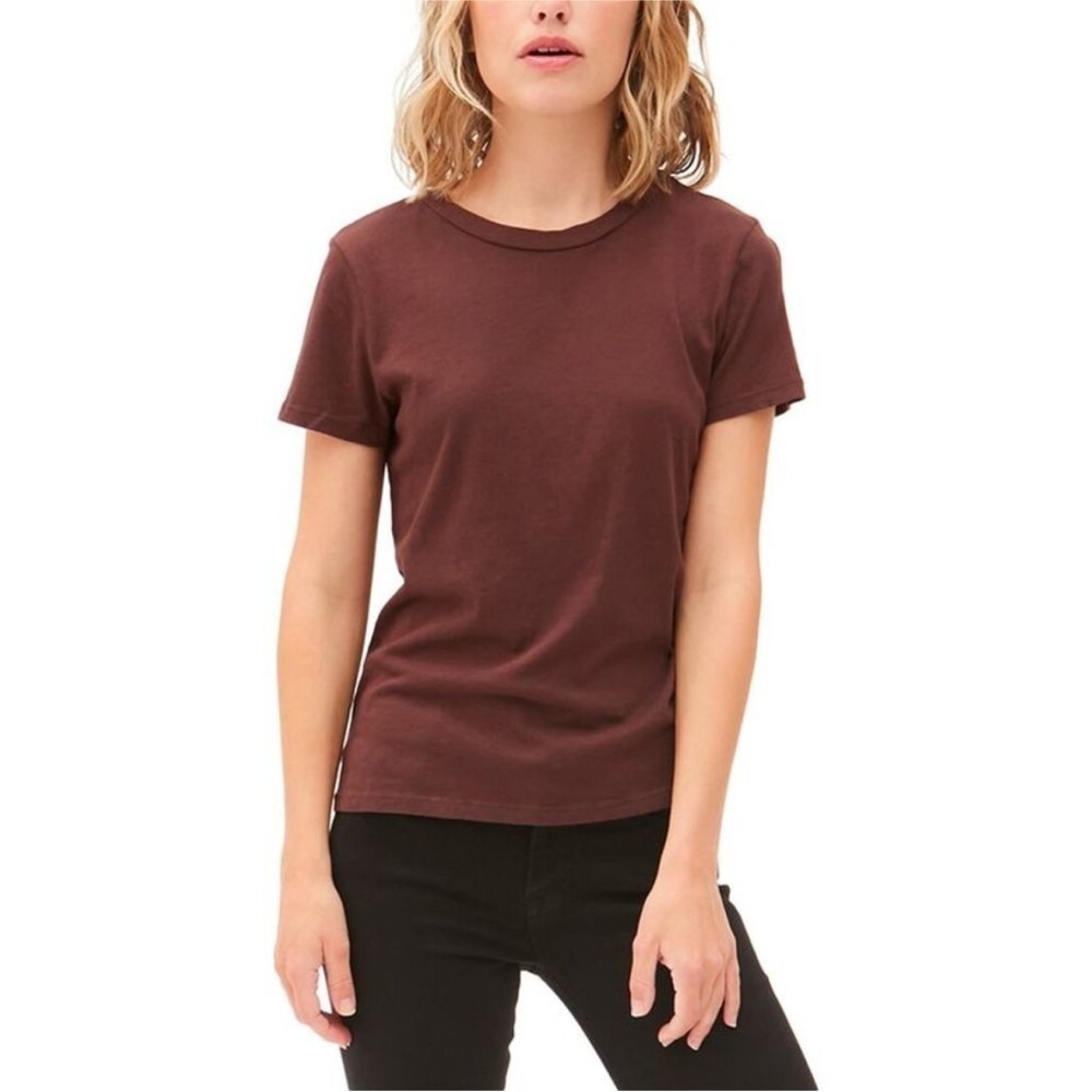 MICHAEL STARS Colleen Women's Short Sleeve T-Shirt in Brown
